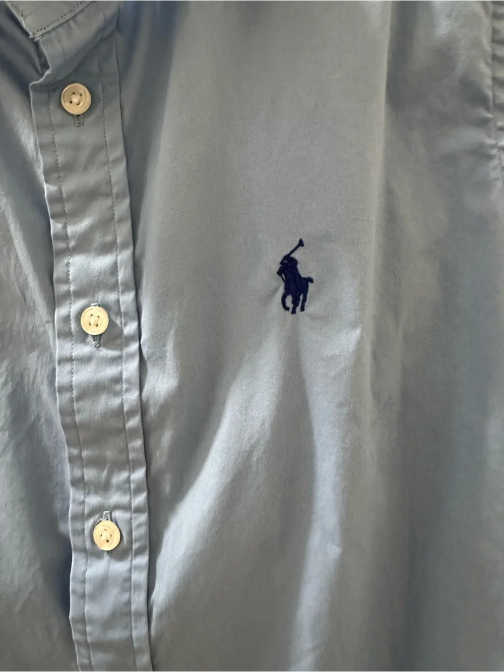 Polo by Ralph Lauren Light Blue Boys Slim Fit Dress Shirt